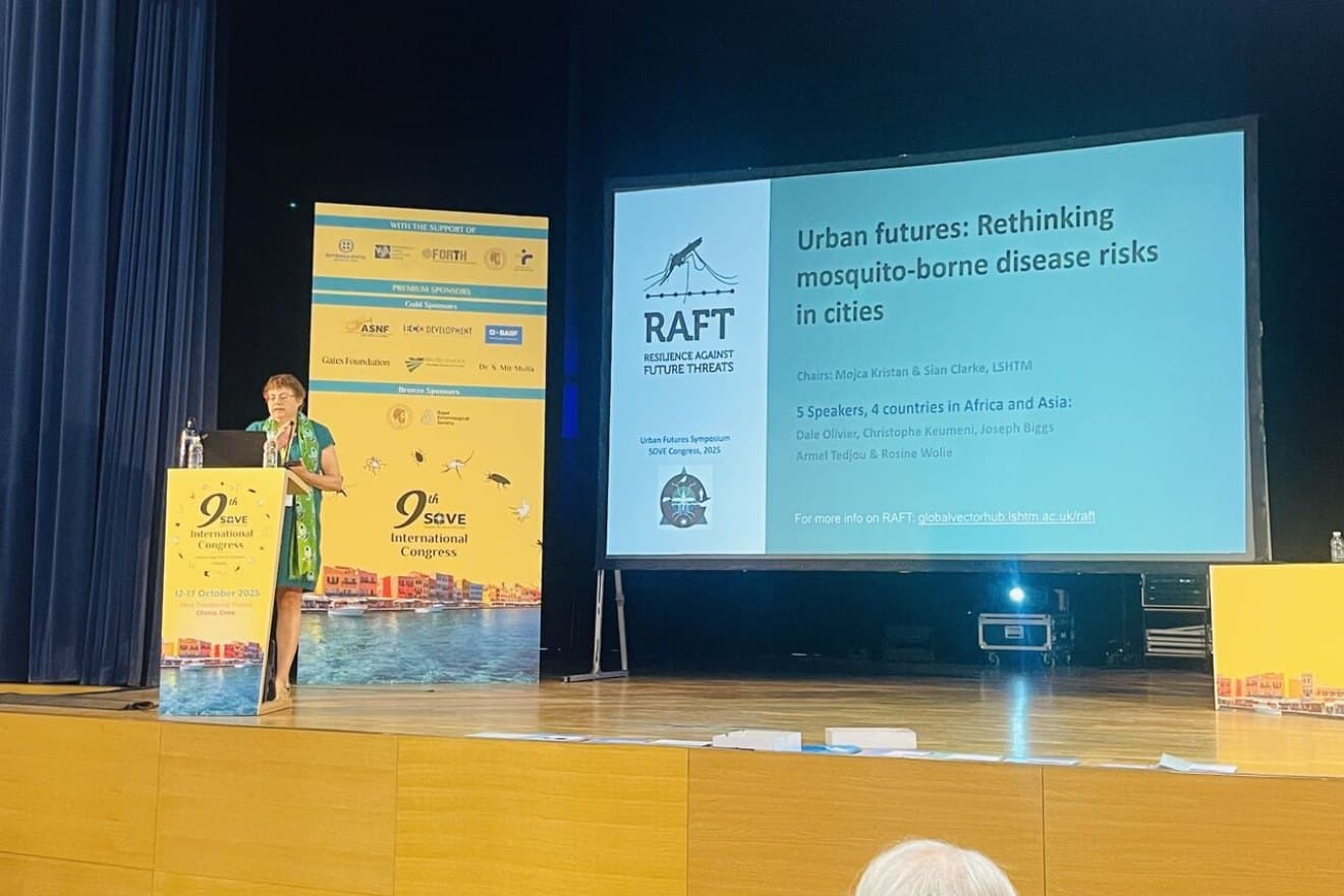 The stage during the RAFT symposium on urban futures